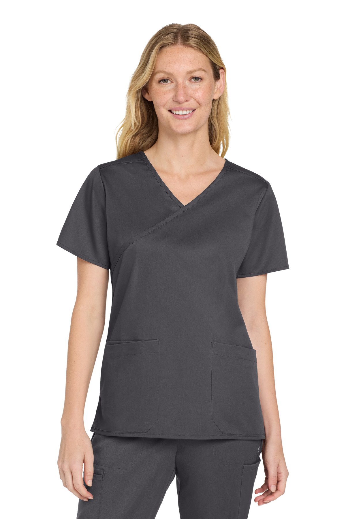 Wink ® Women's WorkFlex Mock Wrap Top WW4760 - Image 4