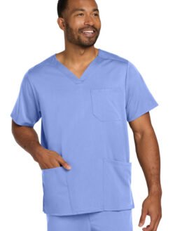 Alternative view of Wink ®  Men's Premiere Flex ™  V-Neck Top WW5068