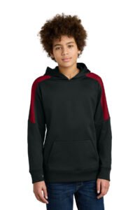 Alternative view of Sport-Tek Youth Sport-Wick Fleece United Pullover Hoodie YST255
