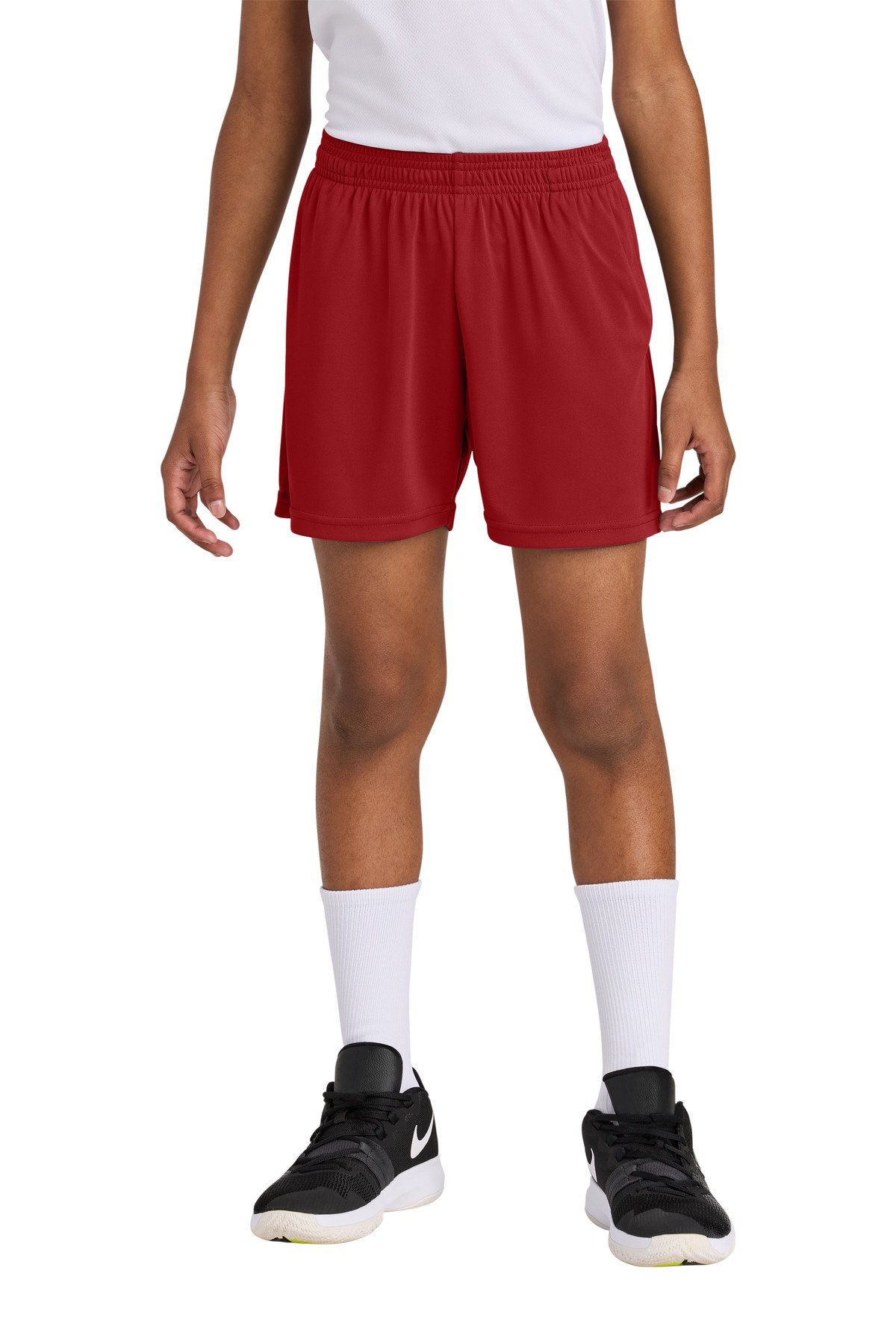 Sport-Tek Youth PosiCharge Competitor 5 Pocketed Short YST349P - Image 2