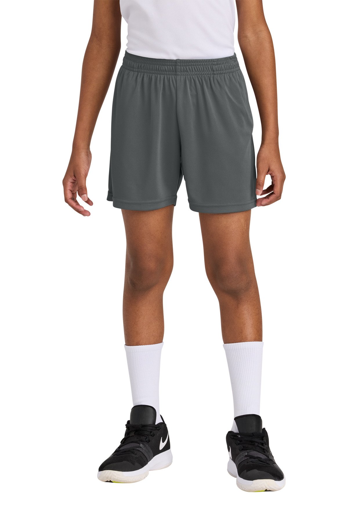 Sport-Tek Youth PosiCharge Competitor 5 Pocketed Short YST349P - Image 3