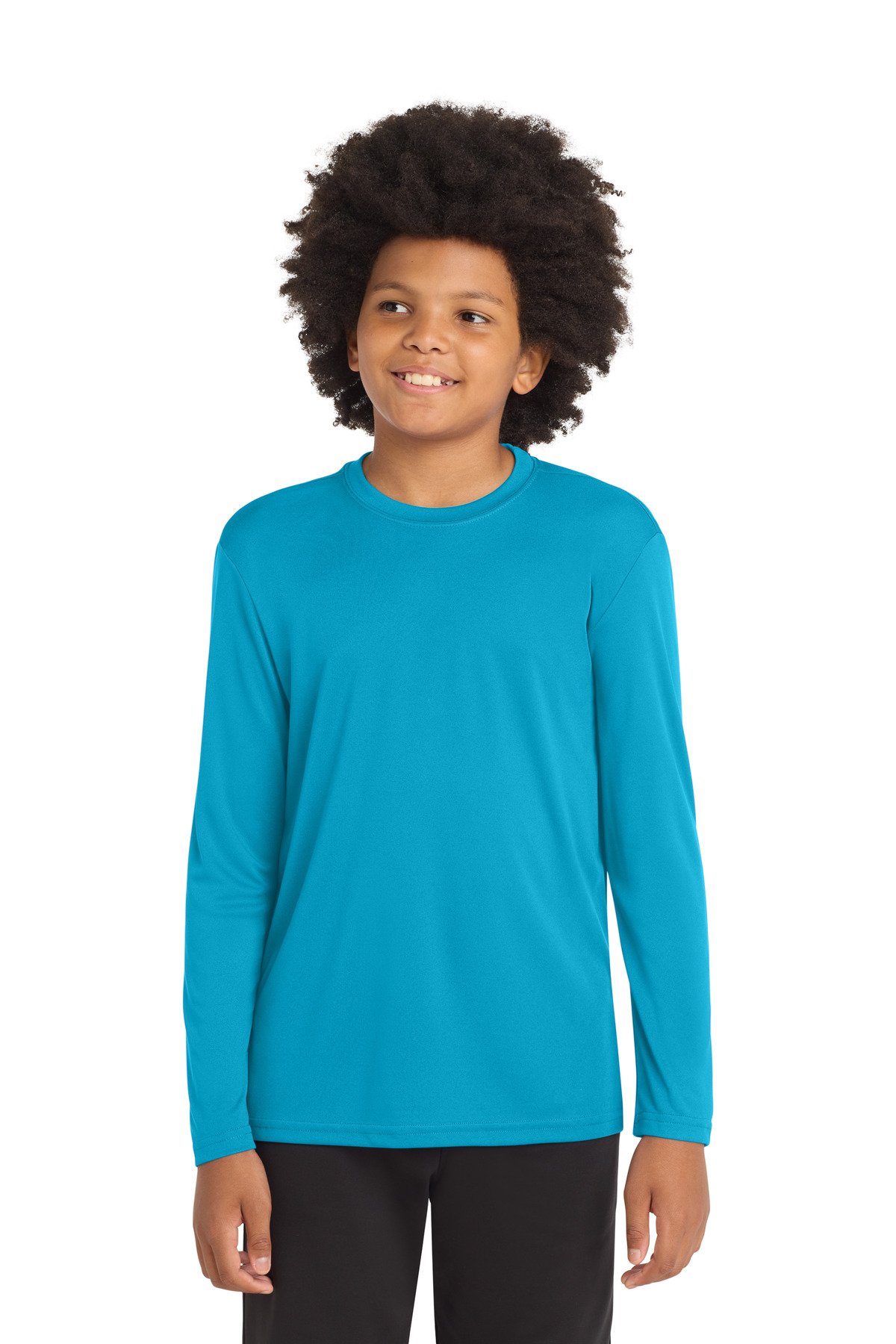 Sport-Tek Youth Long Sleeve PosiCharge Competitor Tee. YST350LS - Image 14