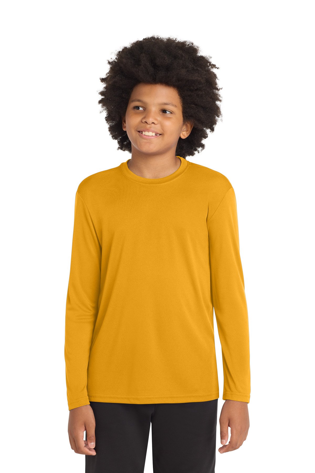 Sport-Tek Youth Long Sleeve PosiCharge Competitor Tee. YST350LS - Image 2
