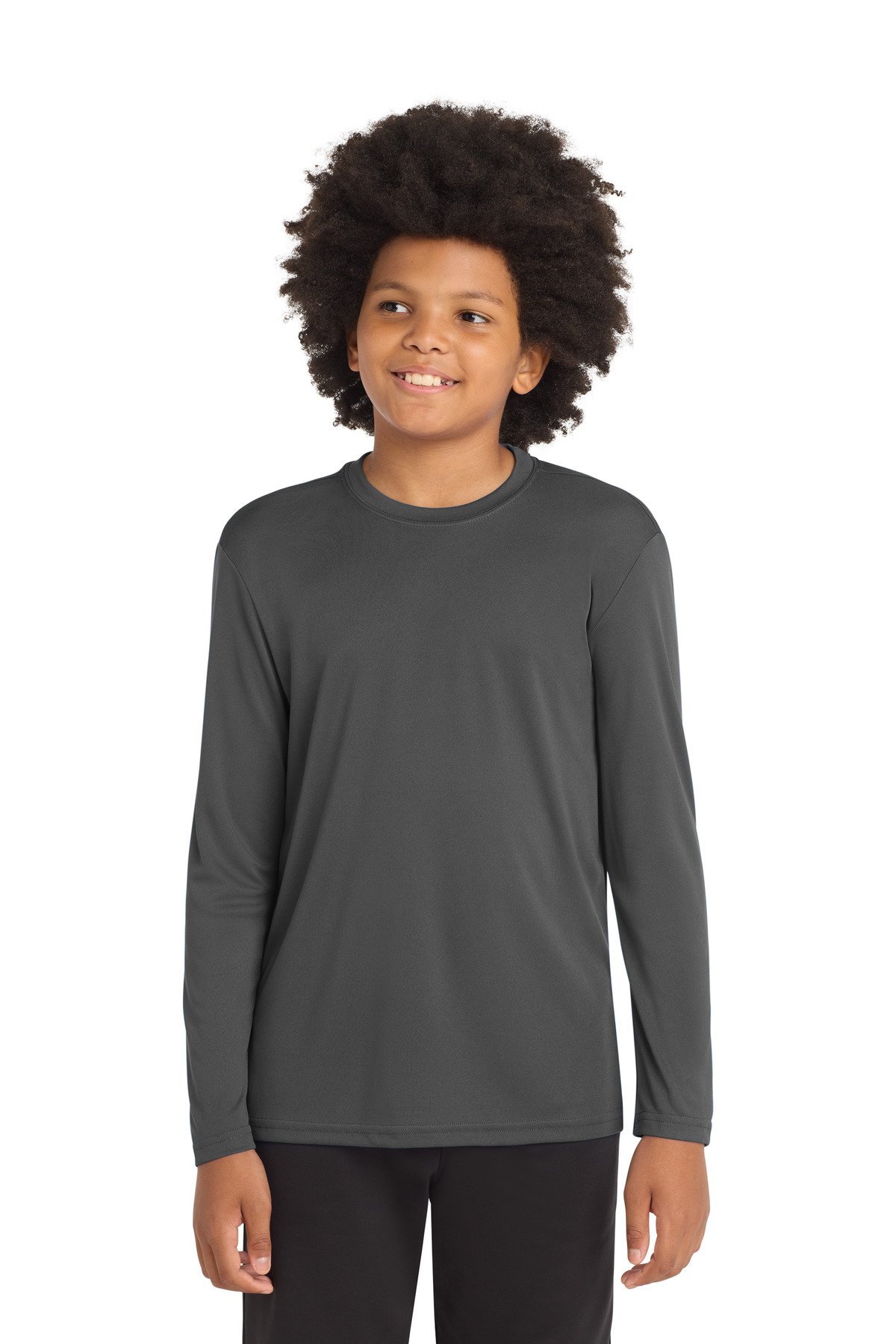 Sport-Tek Youth Long Sleeve PosiCharge Competitor Tee. YST350LS - Image 3