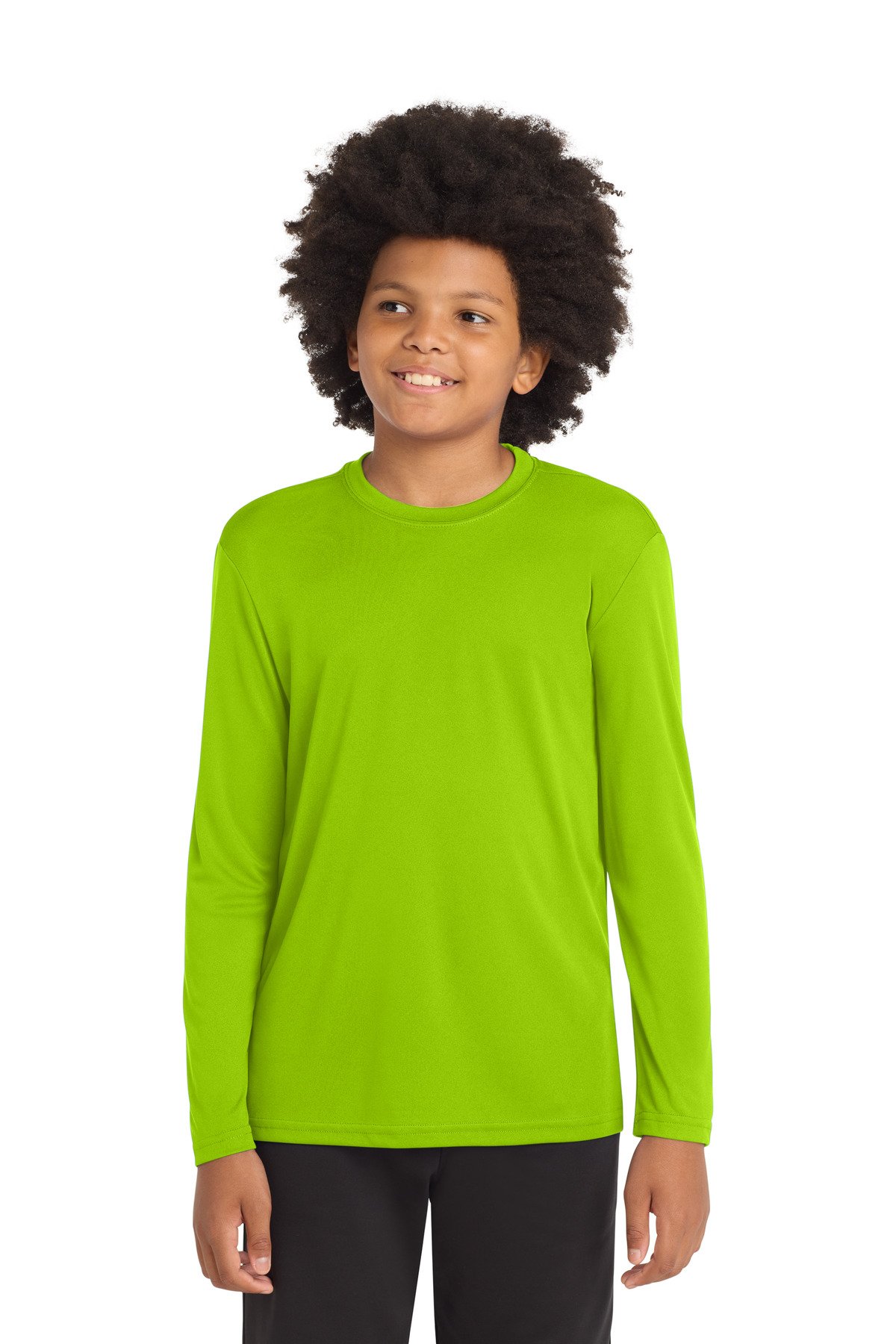 Sport-Tek Youth Long Sleeve PosiCharge Competitor Tee. YST350LS - Image 4