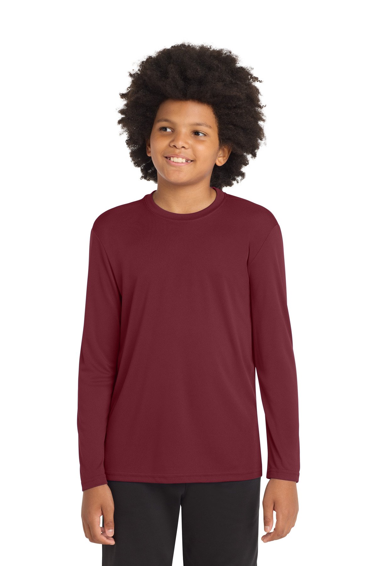 Sport-Tek Youth Long Sleeve PosiCharge Competitor Tee. YST350LS - Image 11
