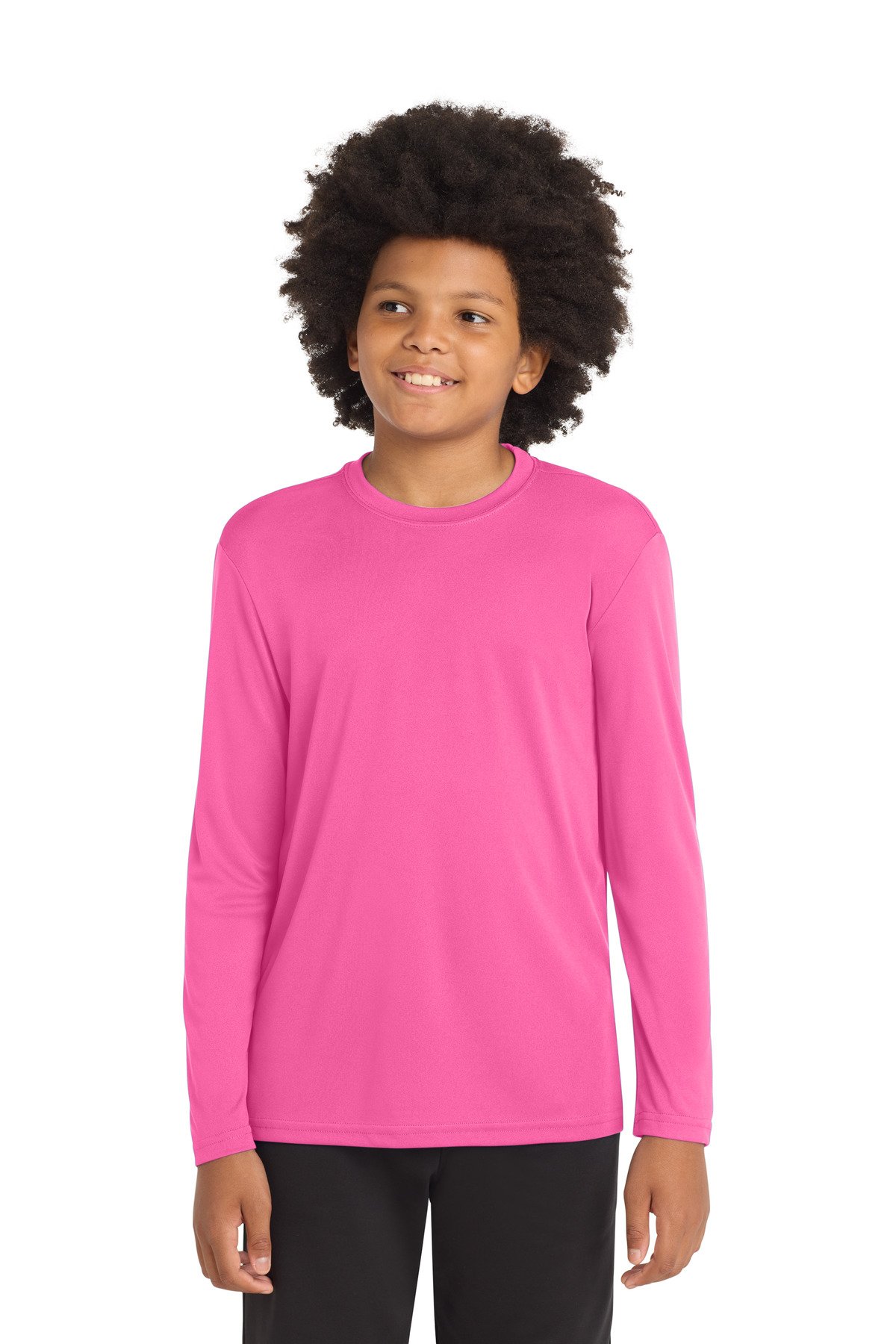 Sport-Tek Youth Long Sleeve PosiCharge Competitor Tee. YST350LS - Image 12