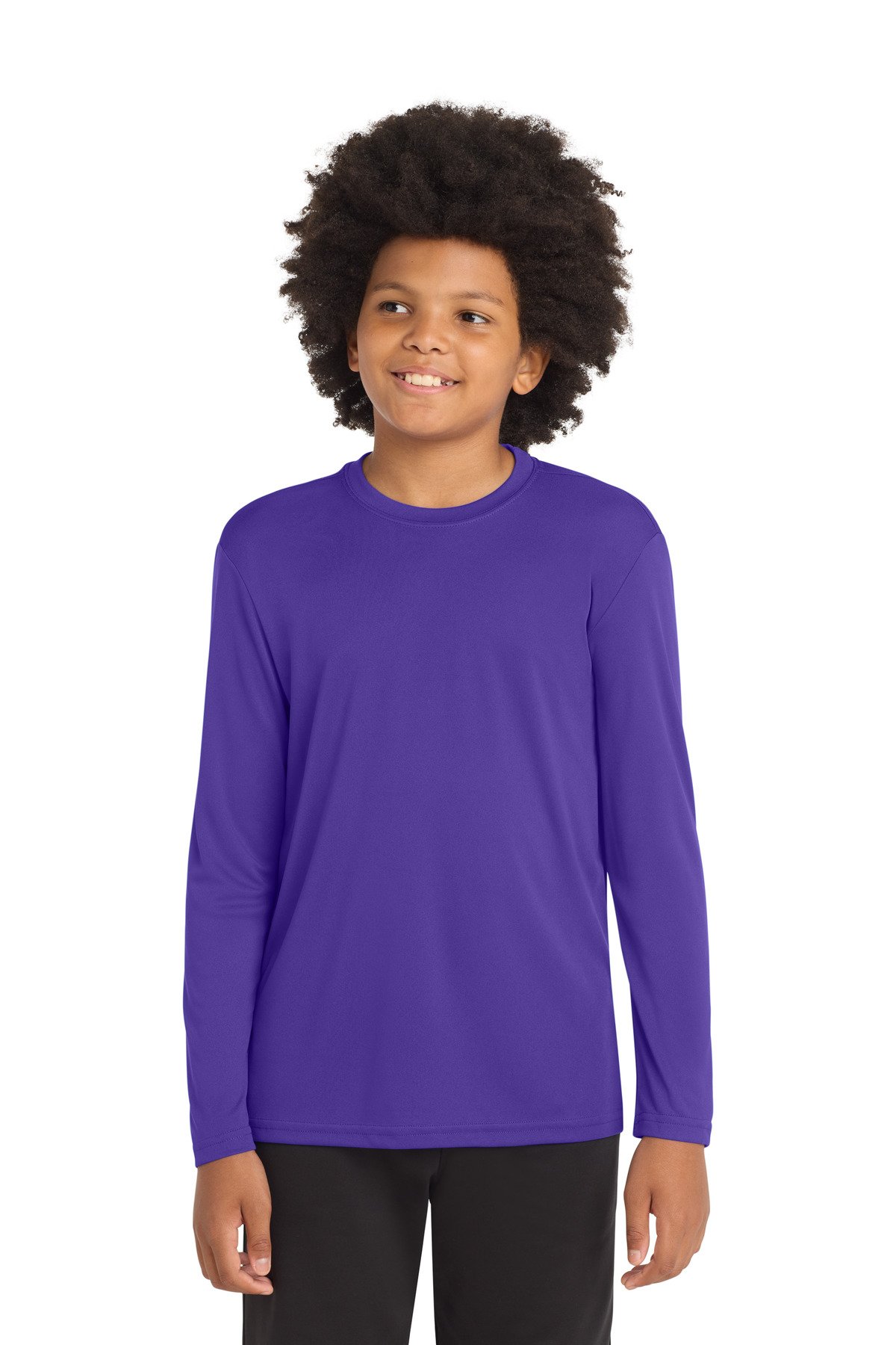 Sport-Tek Youth Long Sleeve PosiCharge Competitor Tee. YST350LS - Image 13