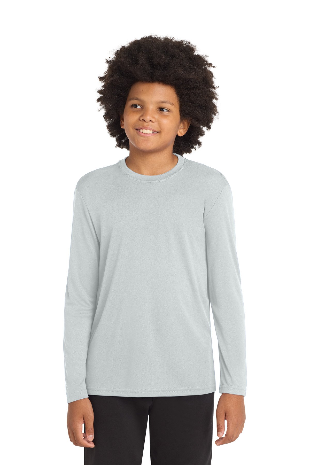 Sport-Tek Youth Long Sleeve PosiCharge Competitor Tee. YST350LS - Image 5