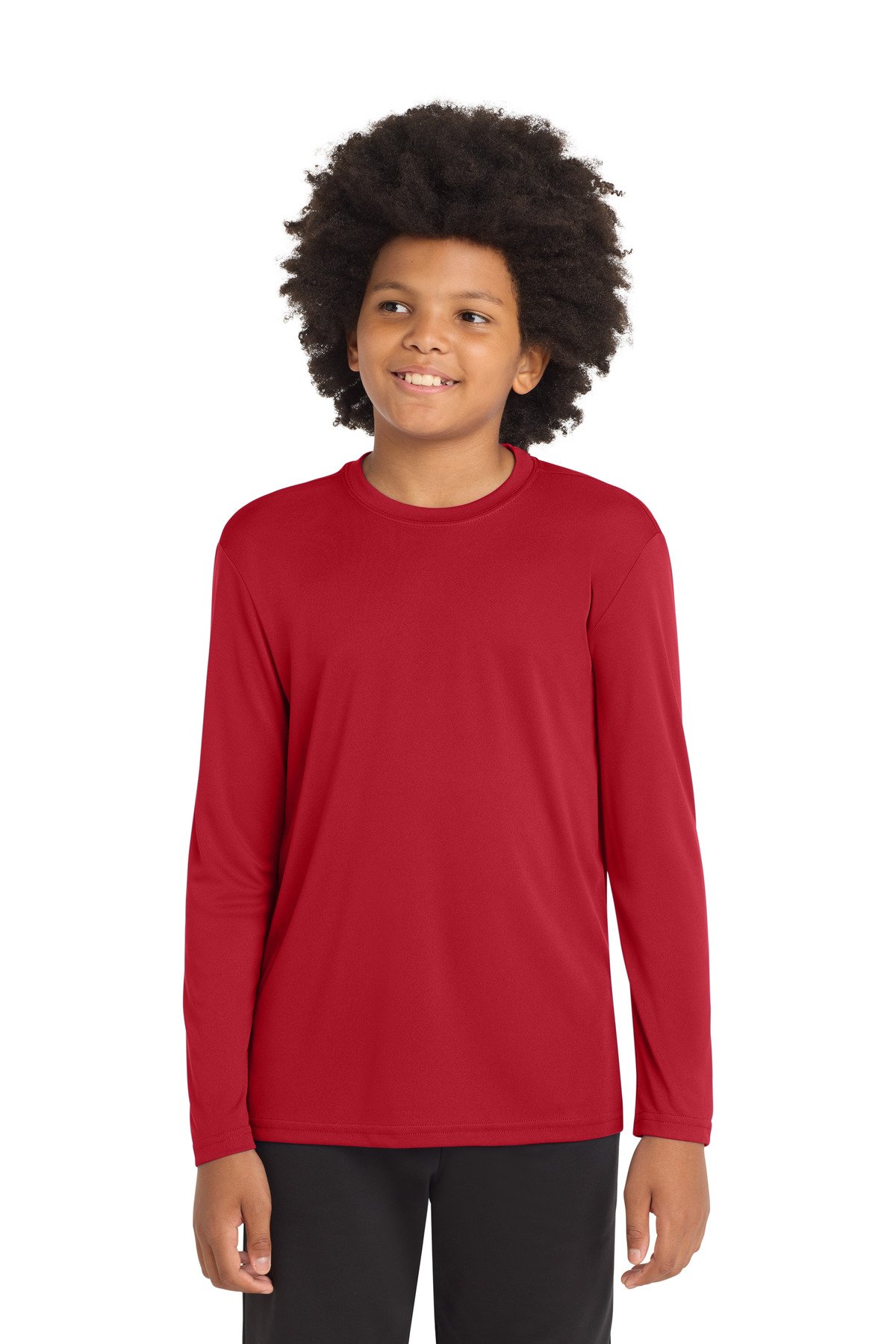 Sport-Tek Youth Long Sleeve PosiCharge Competitor Tee. YST350LS - Image 7
