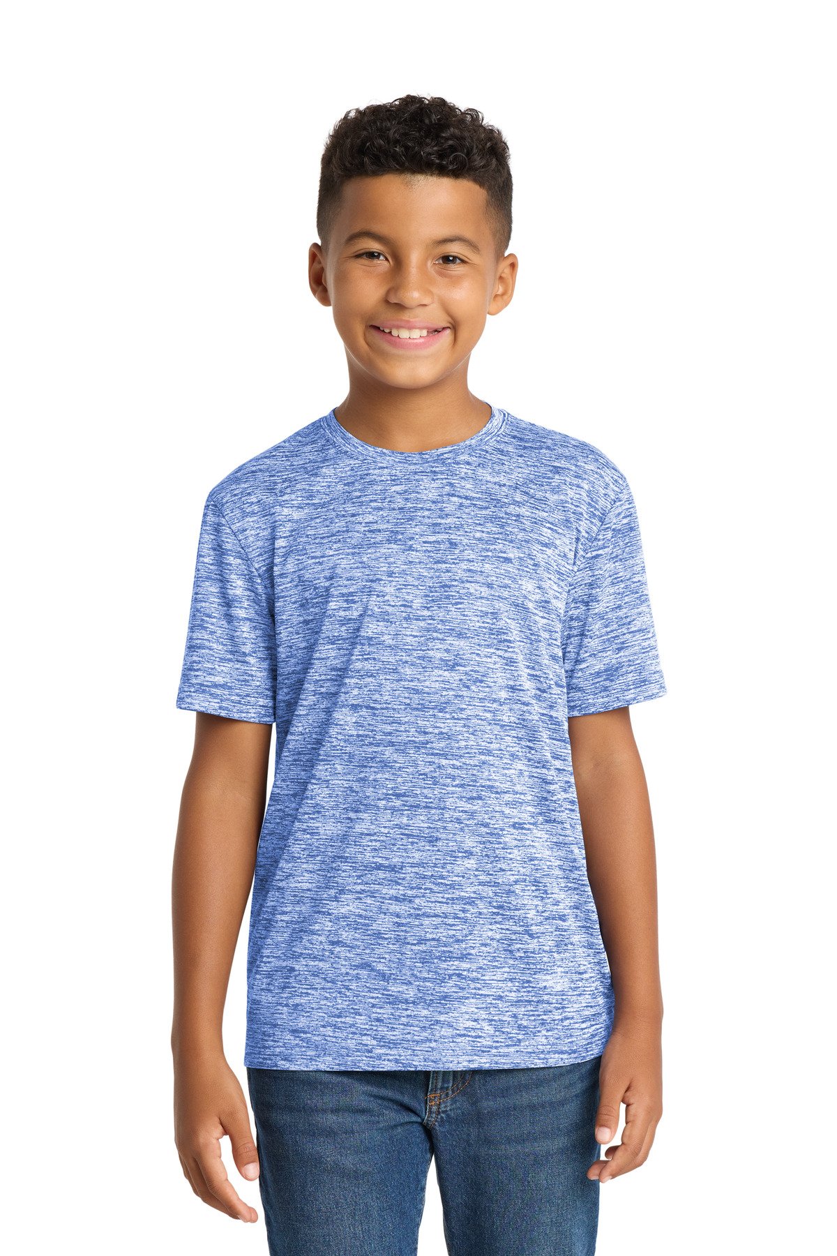 Sport-Tek Youth PosiCharge Electric Heather Tee. YST390 - Image 4