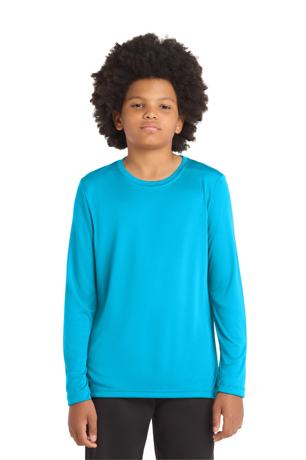 Sport-Tek Youth Posi-UV Pro Long Sleeve Tee. YST420LS - Image 4