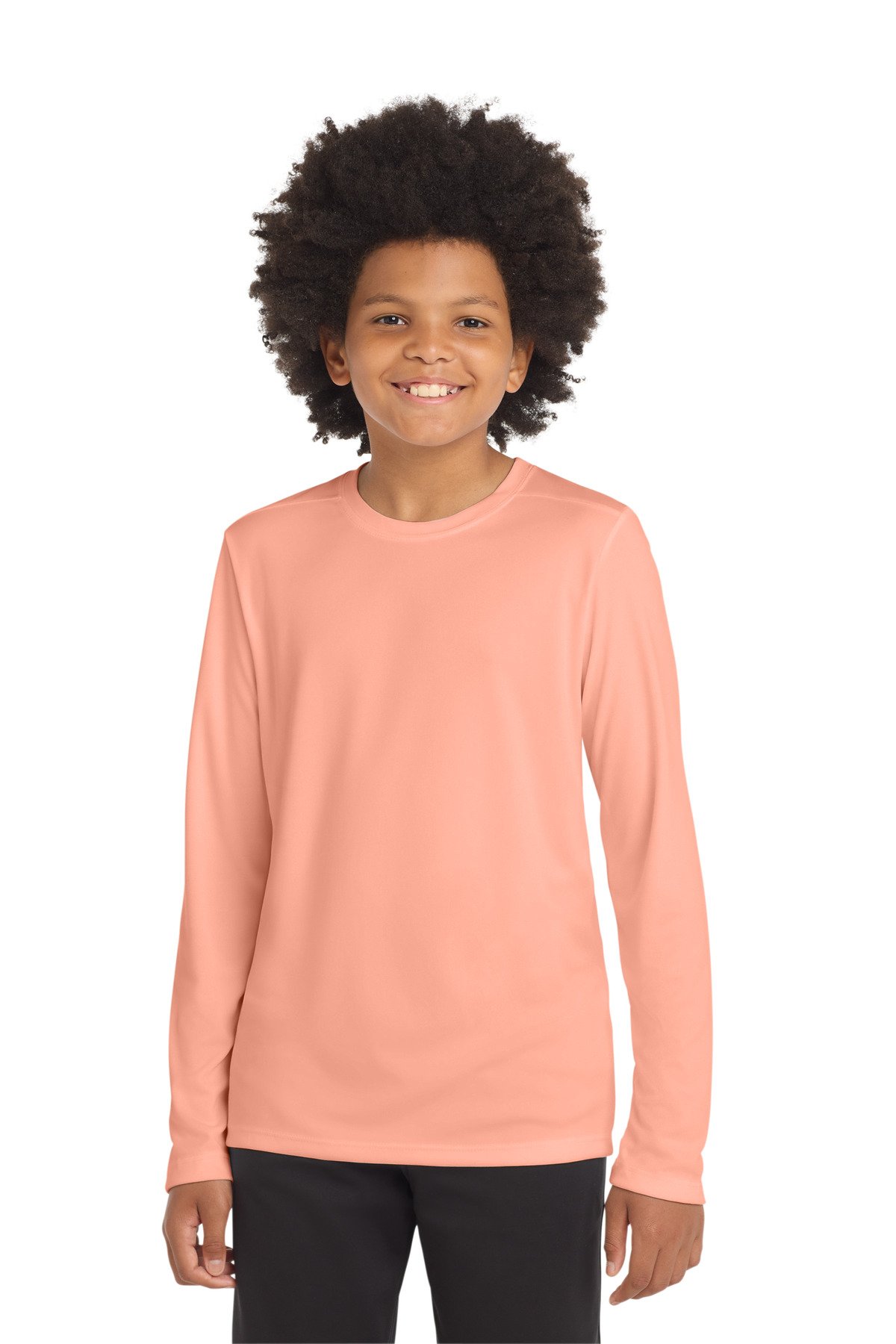 Sport-Tek Youth Posi-UV Pro Long Sleeve Tee. YST420LS - Image 5