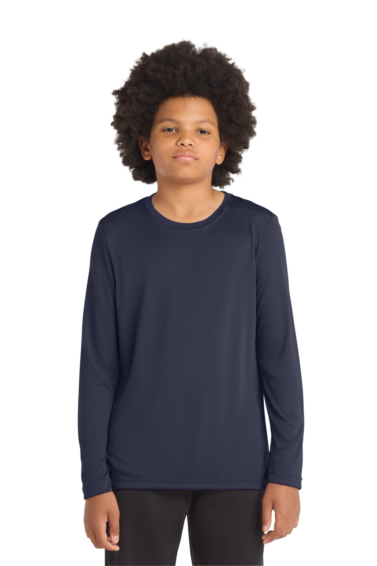Sport-Tek Youth Posi-UV Pro Long Sleeve Tee. YST420LS - Image 6