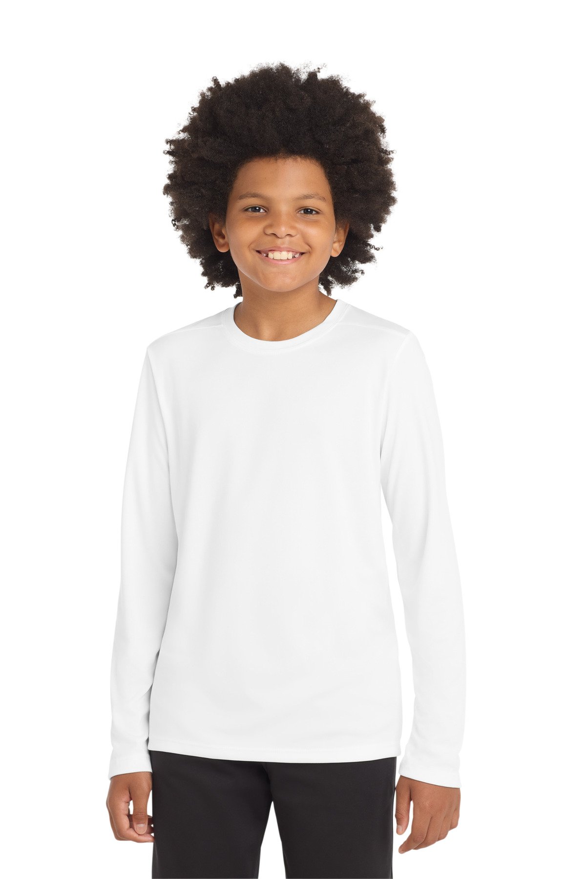 Sport-Tek Youth Posi-UV Pro Long Sleeve Tee. YST420LS - Image 9