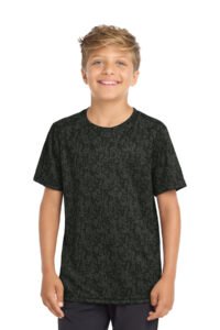 Sport-Tek Youth Digi Camo Tee. YST460