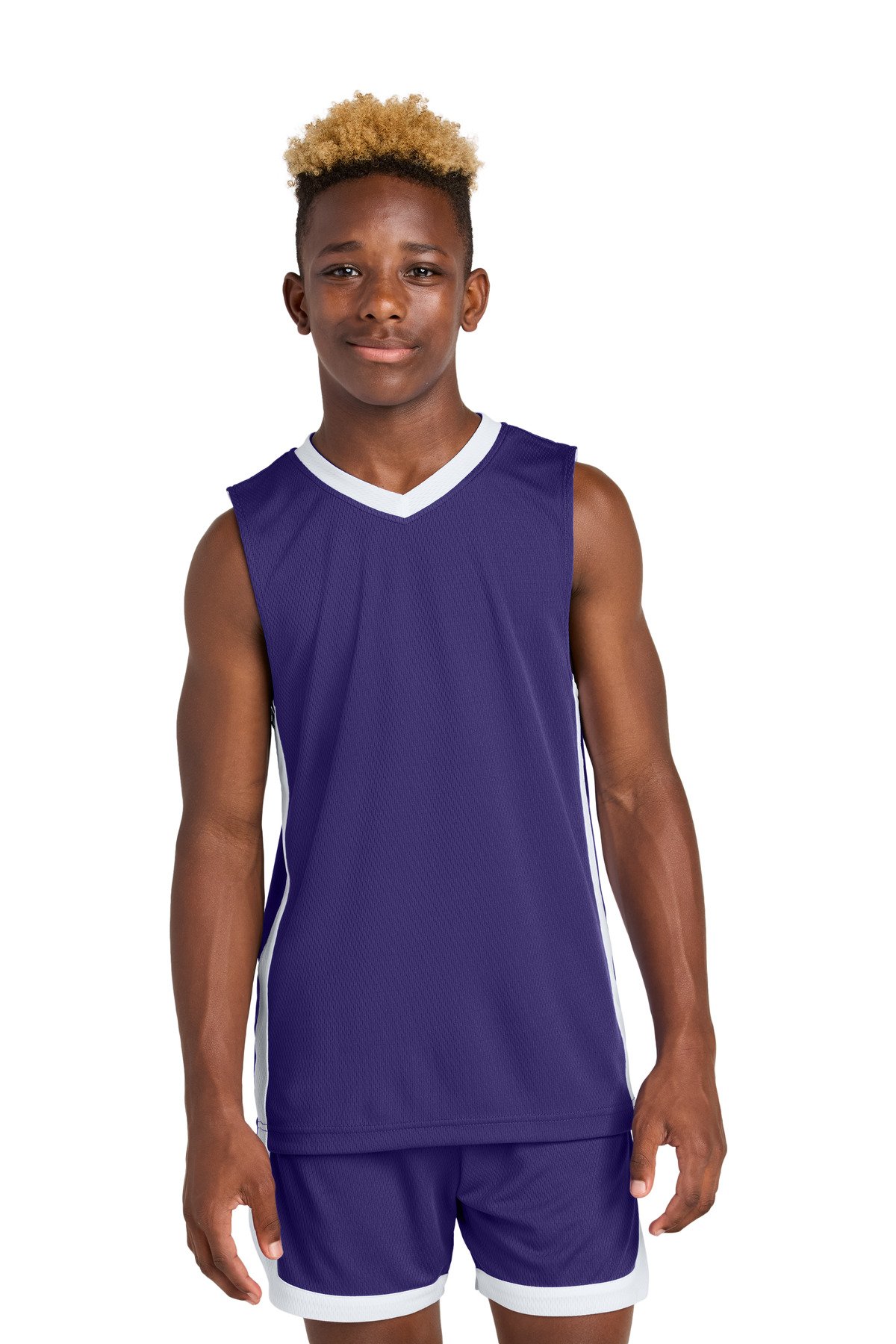 Sport-Tek Youth Rival Basketball Rev Jersey YST900 - Image 6