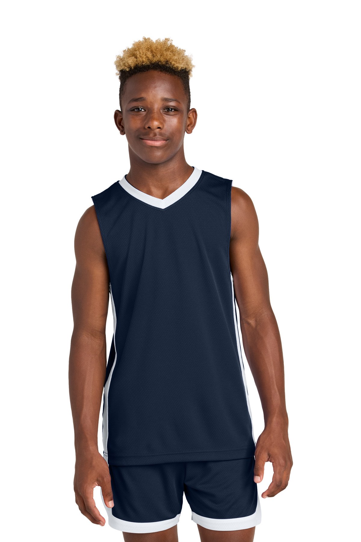 Sport-Tek Youth Rival Basketball Rev Jersey YST900 - Image 7