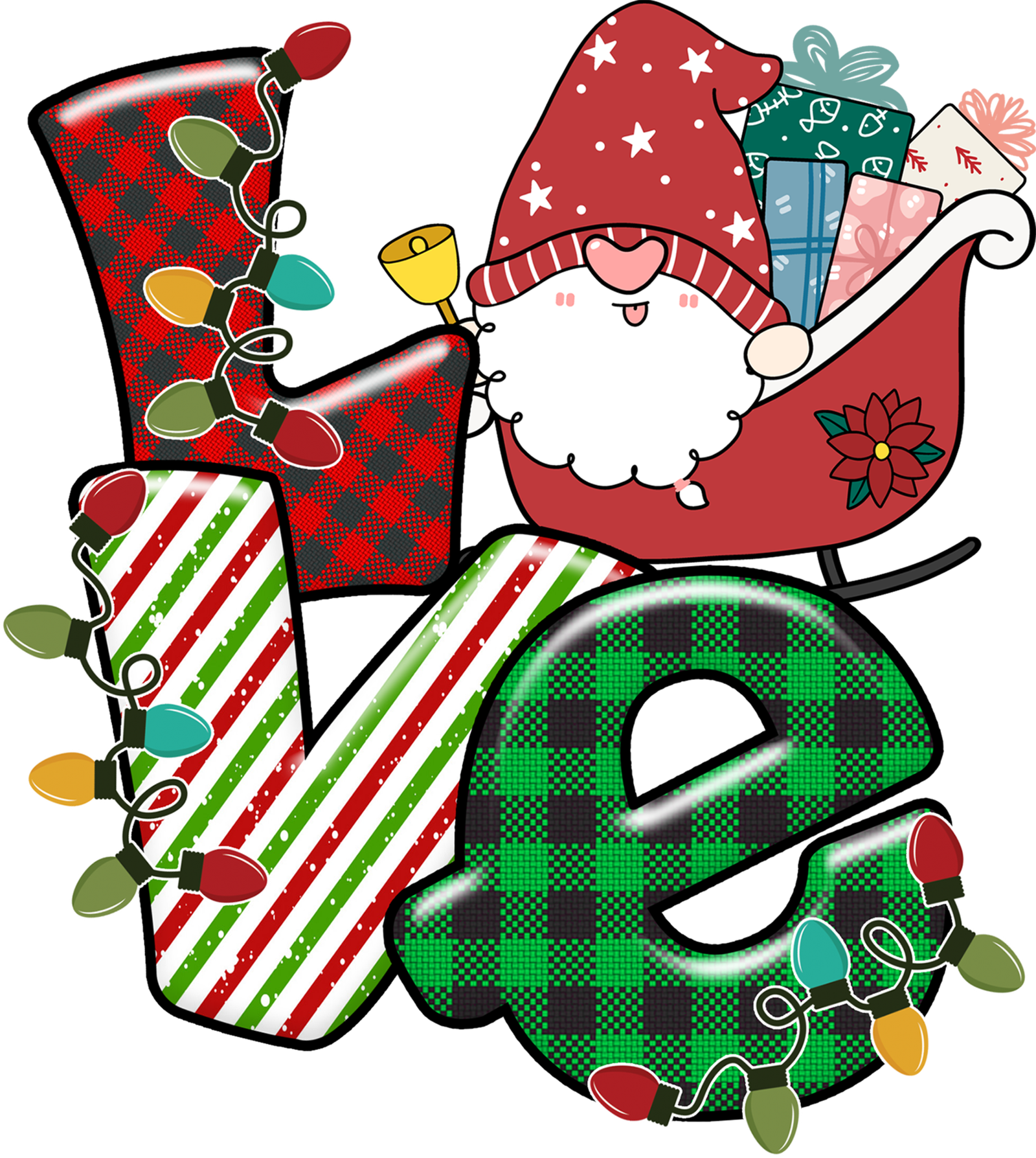 Gnome Christmas Love