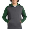 Sport-Tek Tech Fleece Colorblock 1/4-Zip Hooded Sweatshirt. ST249 - Image 2