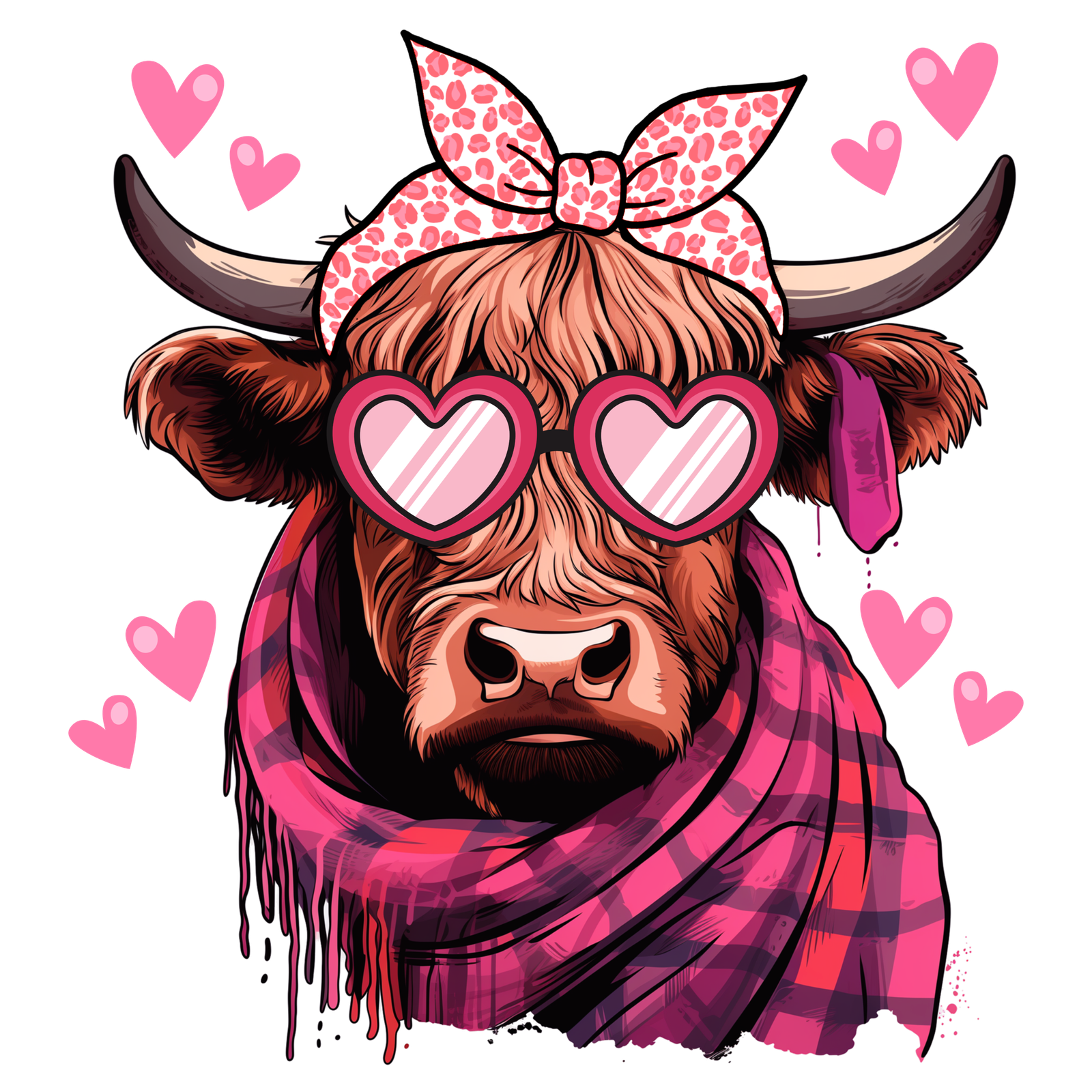 Valentine Highland Cow